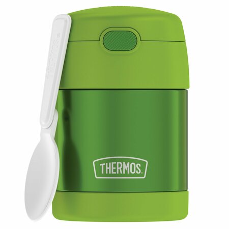 THERMOS 10-Ounce FUNtainer Vacuum-Insulated Stainless Steel Food Jar (Lime) F3100LM6